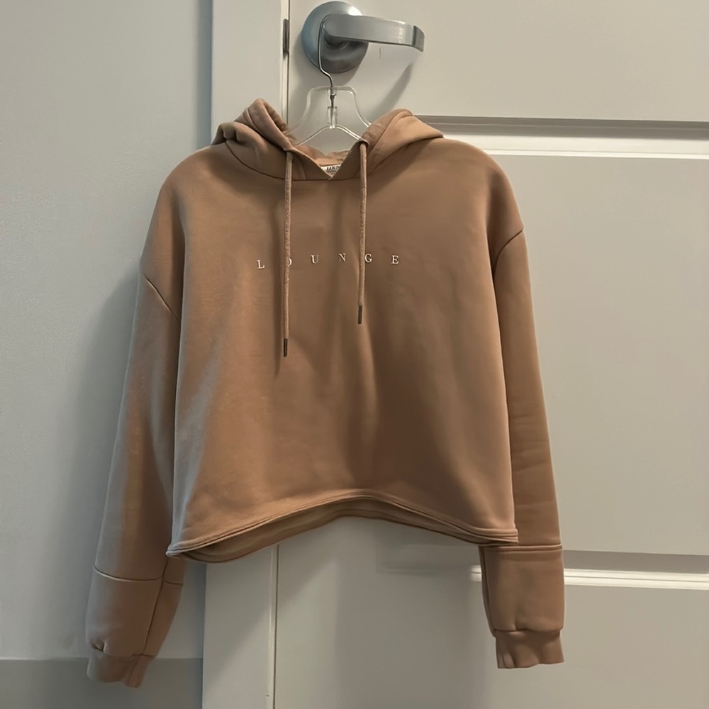 Lounge cropped hoodie